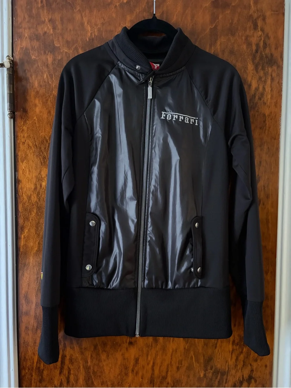 Ferrari x Puma Women’s Black Bomber Jacket Sz S